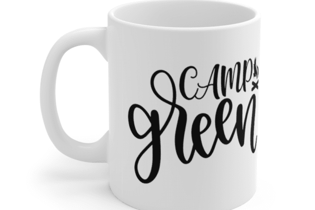 Camp Green – White 11oz Ceramic Coffee Mug