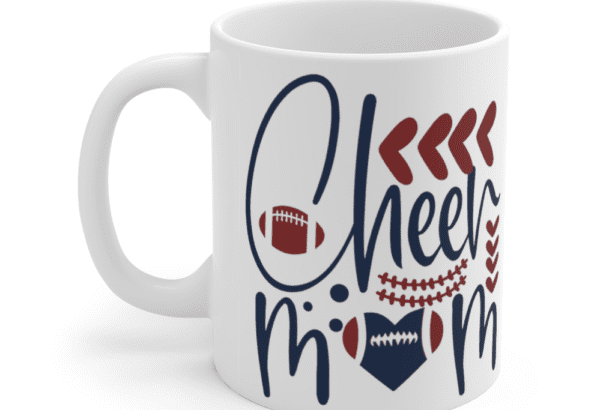 Cheer Mom – White 11oz Ceramic Coffee Mug