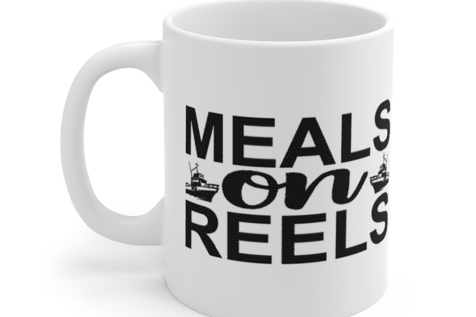 Meals on Reels – White 11oz Ceramic Coffee Mug