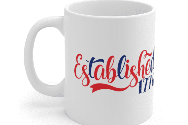 Established 1776 – White 11oz Ceramic Coffee Mug