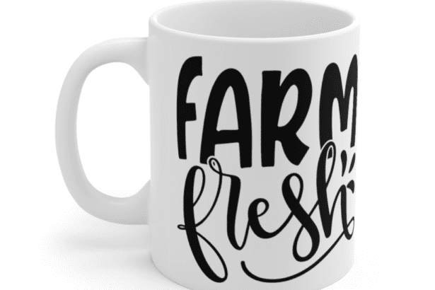 Farm Fresh – White 11oz Ceramic Coffee Mug