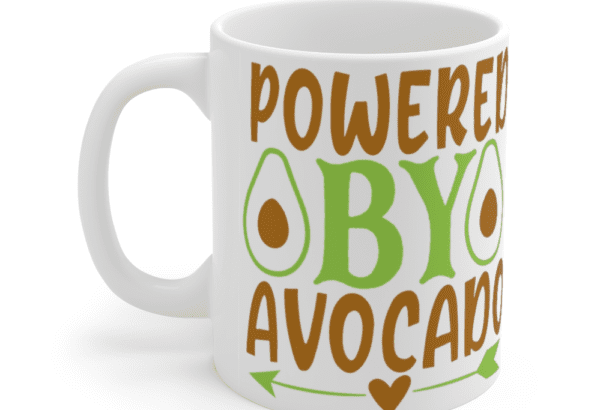 Powered by Avocado – White 11oz Ceramic Coffee Mug