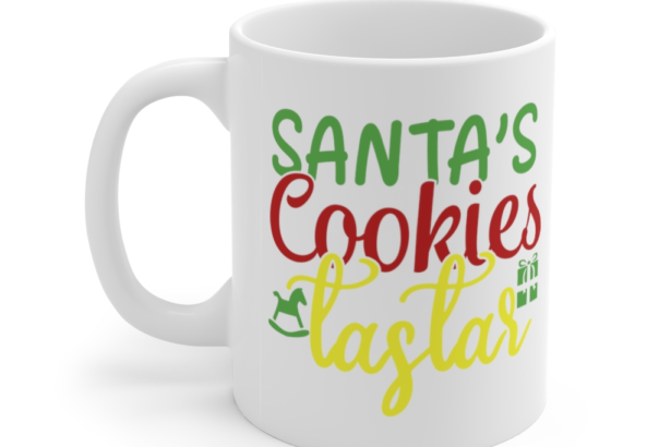 Santa’s Tastar Cookies – White 11oz Ceramic Coffee Mug