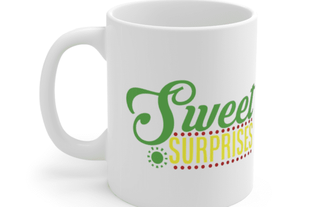 Sweet Surprises – White 11oz Ceramic Coffee Mug