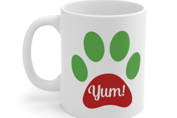 Yum! – White 11oz Ceramic Coffee Mug