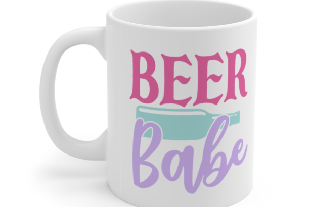 Beer Babe – White 11oz Ceramic Coffee Mug