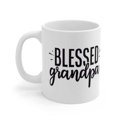 Blessed Grandpa – White 11oz Ceramic Coffee Mug (2)