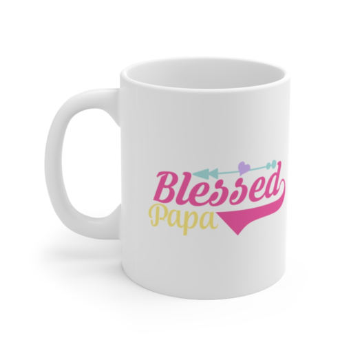 Blessed Papa – White 11oz Ceramic Coffee Mug