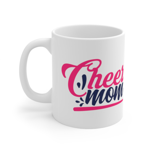 Cheer Mom – White 11oz Ceramic Coffee Mug (2)