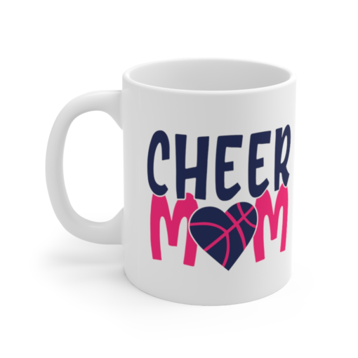 Cheer Mom – White 11oz Ceramic Coffee Mug (3)