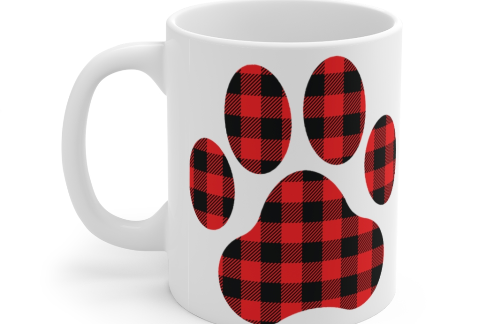 Dog Paw – White 11oz Ceramic Coffee Mug (2)
