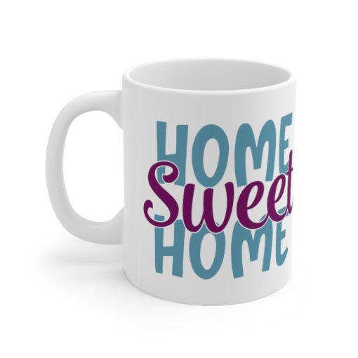 Home Sweet Home – White 11oz Ceramic Coffee Mug (2)