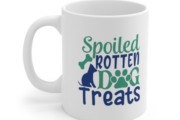 Spoiled Rotten Dog Treats – White 11oz Ceramic Coffee Mug