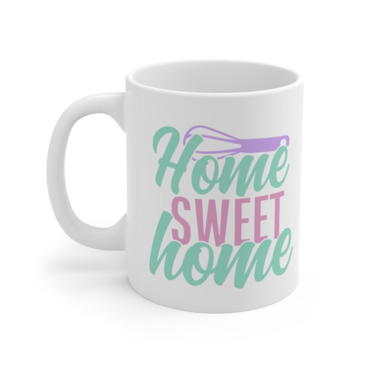 [Printed in USA] Home Sweet Home - White 11oz Ceramic Coffee Mug