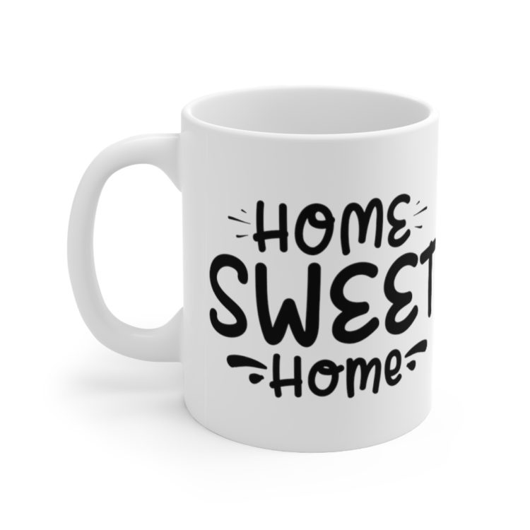 [Printed in USA] Home Sweet Home - White 11oz Ceramic Coffee Mug