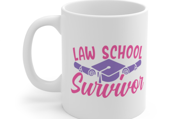 Law School Survivor – White 11oz Ceramic Coffee Mug