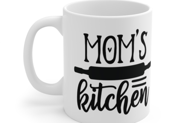 Mom’s Kitchen – White 11oz Ceramic Coffee Mug
