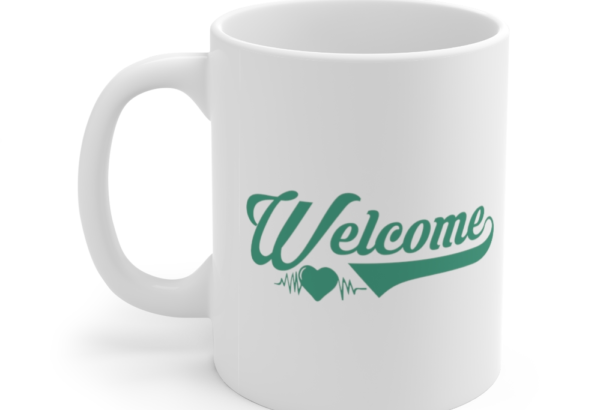 Welcome – White 11oz Ceramic Coffee Mug (2)