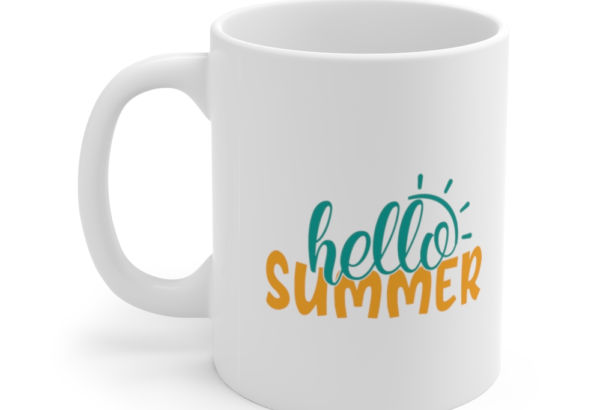 Hello Summer – White 11oz Ceramic Coffee Mug