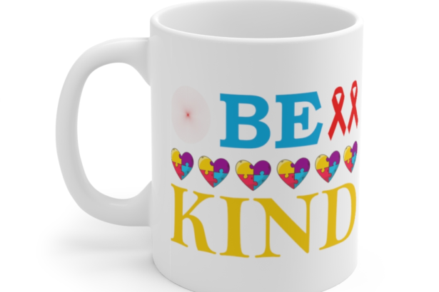 Be Kind – White 11oz Ceramic Coffee Mug 5
