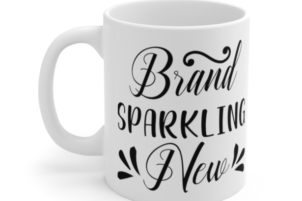 Brand Sparkling New – White 11oz Ceramic Coffee Mug