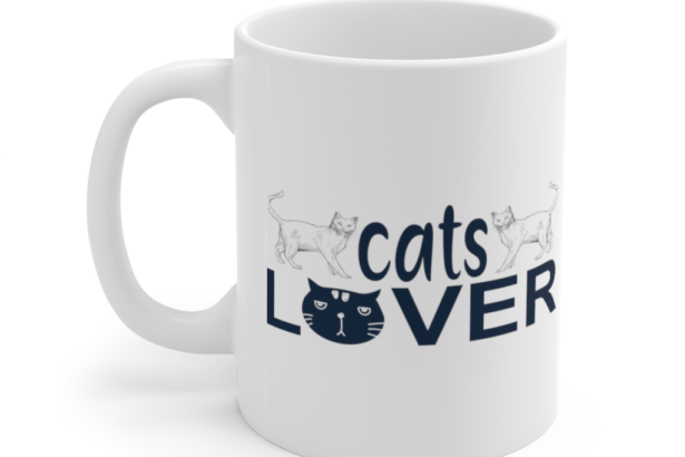 Cats Lover – White 11oz Ceramic Coffee Mug (2)