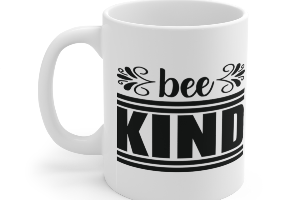 Bee Kind – White 11oz Ceramic Coffee Mug