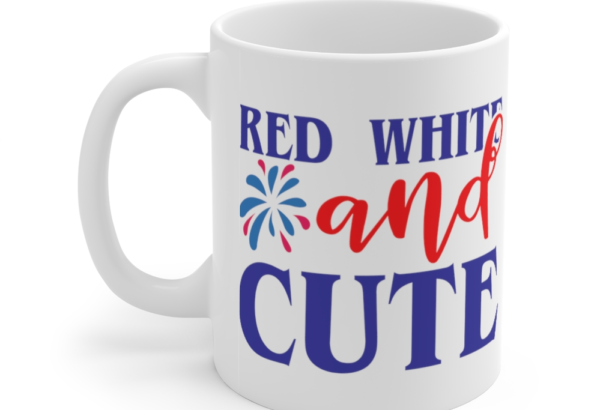 Red White and Cute – White 11oz Ceramic Coffee Mug (3)