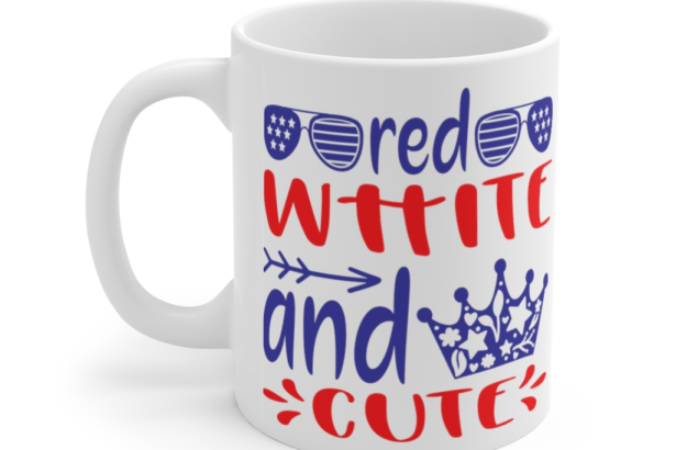 Red White and Cute – White 11oz Ceramic Coffee Mug (5)