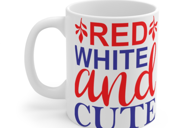 Red White and Cute – White 11oz Ceramic Coffee Mug