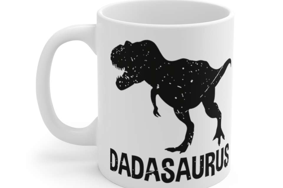 Dadasaurus – White 11oz Ceramic Coffee Mug