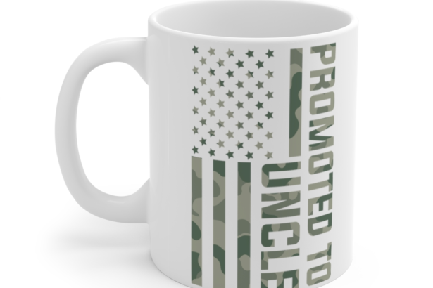 Promoted to Uncle – White 11oz Ceramic Coffee Mug