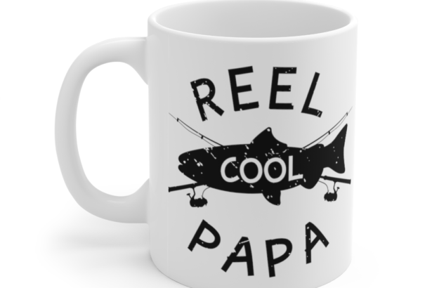 Reel Cool Papa – White 11oz Ceramic Coffee Mug (2)
