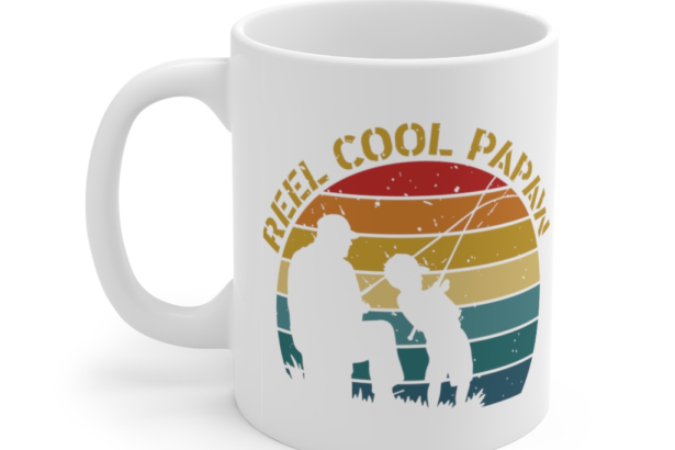 Reel Cool Papaw – White 11oz Ceramic Coffee Mug
