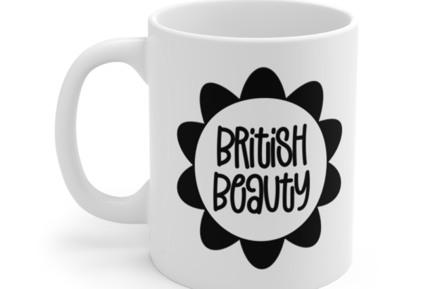 British Beauty – White 11oz Ceramic Coffee Mug
