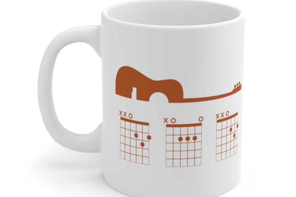 Guitar Dad – White 11oz Ceramic Coffee Mug