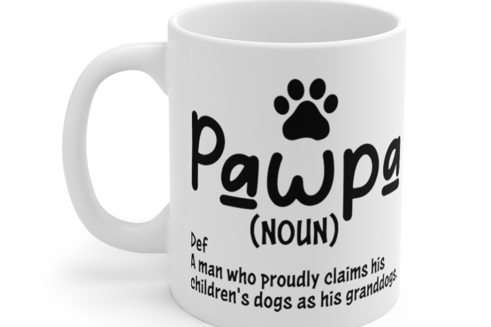 Pawpa – White 11oz Ceramic Coffee Mug