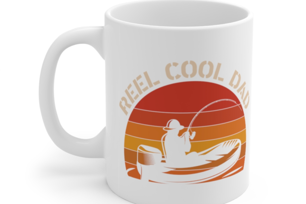 Reel Cool Dad – White 11oz Ceramic Coffee Mug (5)