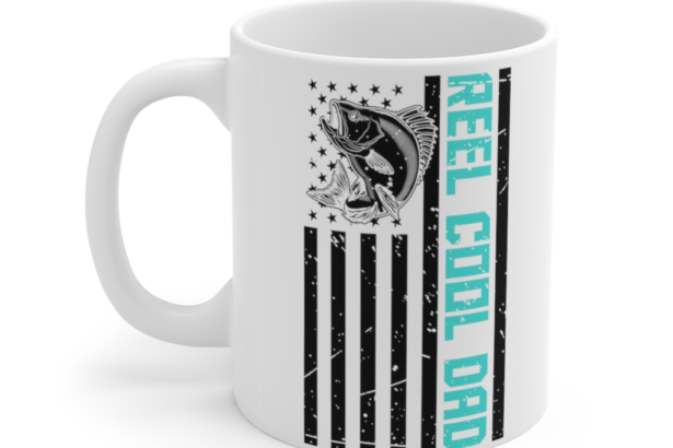 Reel Cool Dad – White 11oz Ceramic Coffee Mug (7)