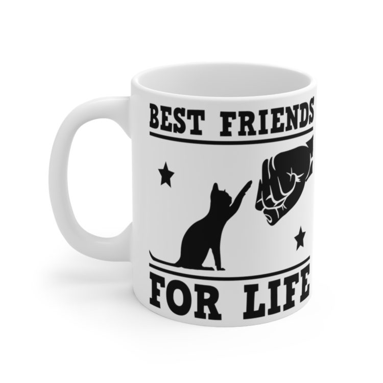 [Printed in USA] Best Friends for Life - White 11oz Ceramic Coffee Mug